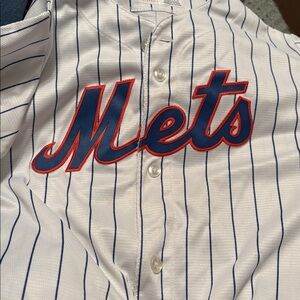 Genuine Merchandise Mets Alonso White and Blue Youth Jersey